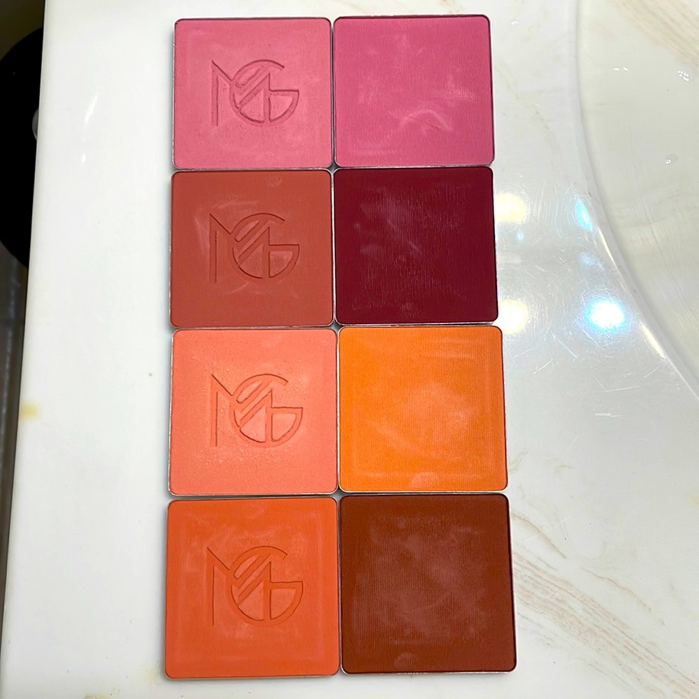 8 blushes by makeup geek
